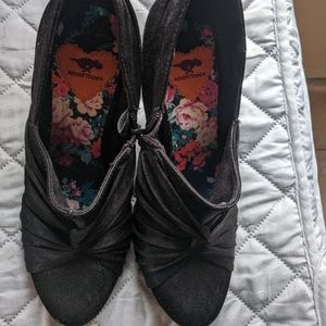 Black high heels